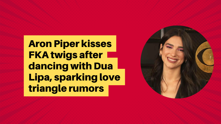 Aron Piper kisses FKA twigs after dancing with Dua Lipa, sparking love ...