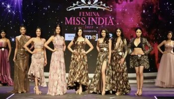 Who was crowned as 2022's Femina Miss India World?