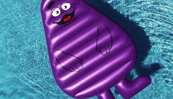 What is a Retro Grimace Pool Float