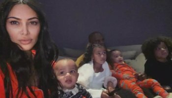  Kim Kardashian Shares her me-time before Her Kids Wake up