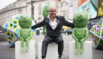 Harry Hill's interactive works will be displayed in London with the help of artists