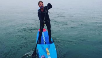 Man with a disability crossed all five great lakes by Stand-up Paddleboard