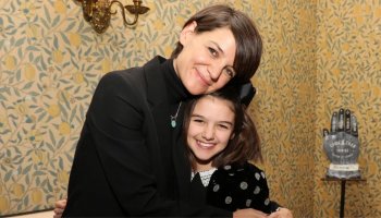 A rarely seen picture of Katie Holmes and Suri Cruise