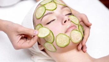 Experience a refreshing glow using cucumber on your face!